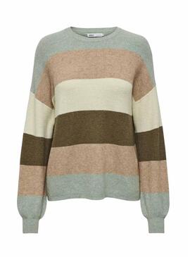 Maglia a righe multicolori Only Atia per donna.