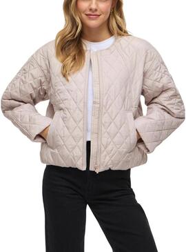 Giacca trapuntata Vitate beige per donna