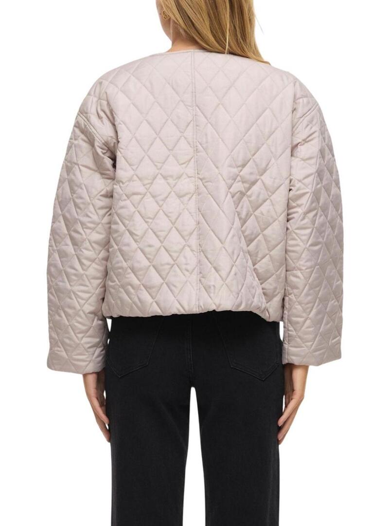 Giacca trapuntata Vitate beige per donna