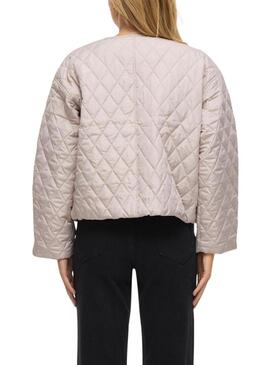Giacca trapuntata Vitate beige per donna