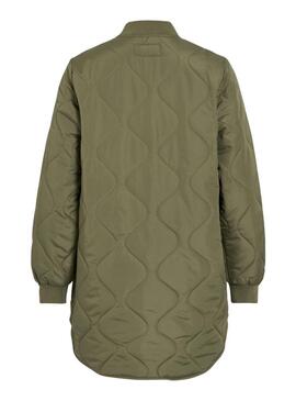 Giacca imbottita Vila Vitate verde per donna