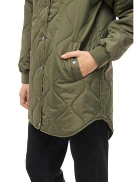 Giacca imbottita Vila Vitate verde per donna