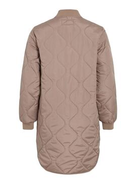 Cappotto trapuntato Vila Vitate marrone per donna