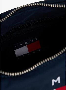 Borsa Tommy Jeans Archive Shoulder blu navy per donna