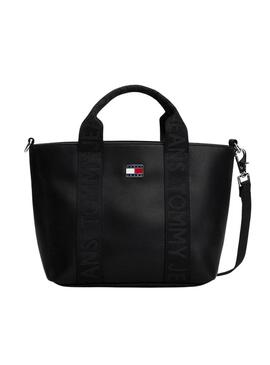 Borsa Tommy Jeans Daily Elevated Mini nera per donna