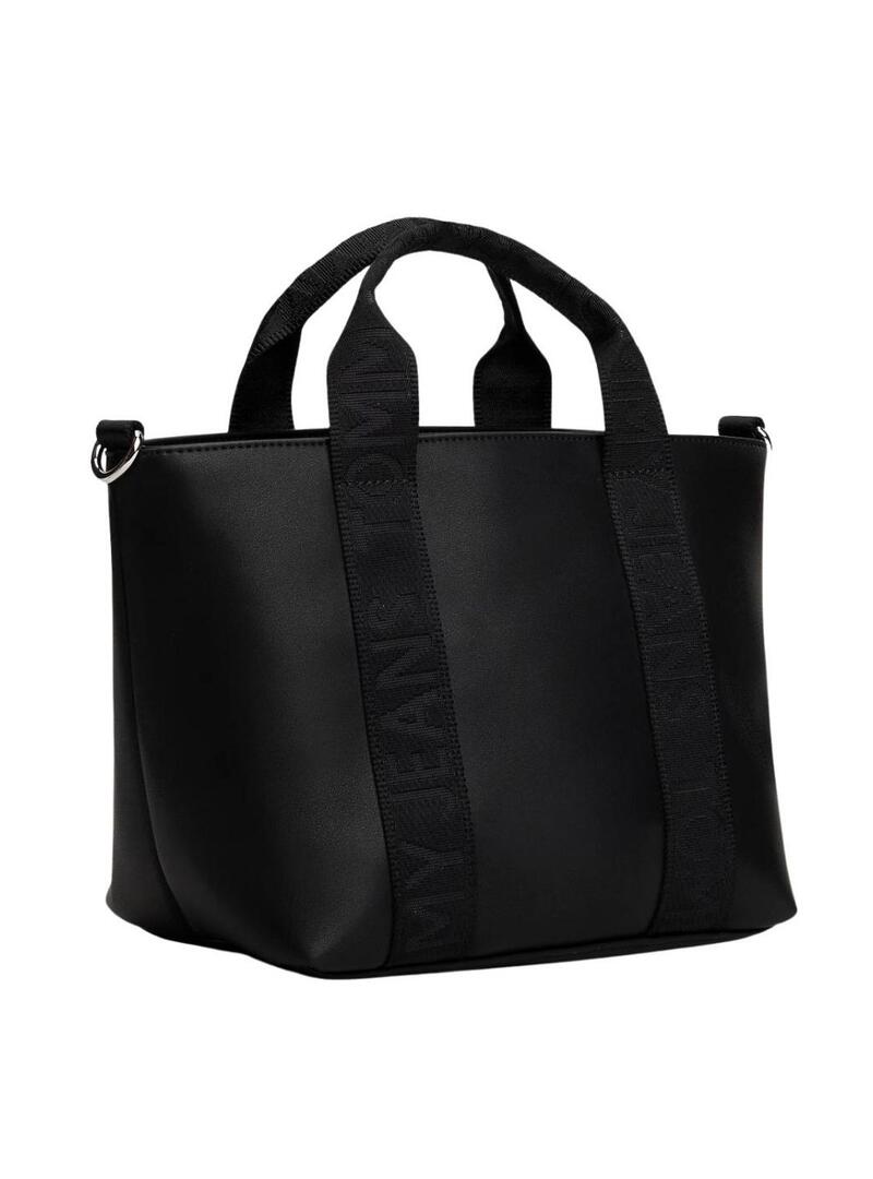 Borsa Tommy Jeans Daily Elevated Mini nera per donna