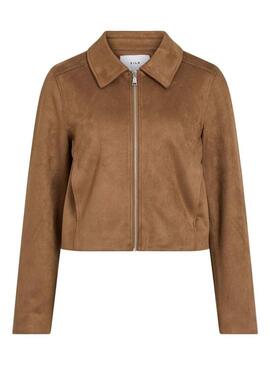 Giacca in camoscio Vila Moody marrone per donna