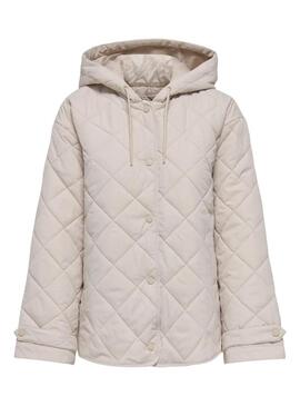 Giacca Only Juliet bianca sporca per donna