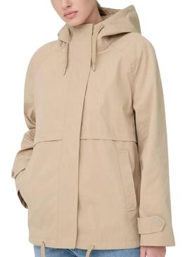 Parka Only Orchid beige per donna