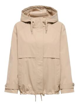 Parka Only Orchid beige per donna