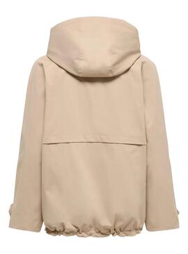 Parka Only Orchid beige per donna