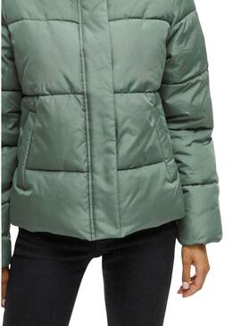 Giacca trapuntata Vila Milja verde per donna