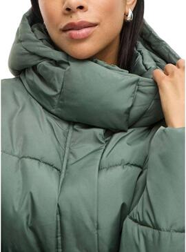 Giacca trapuntata Vila Milja verde per donna