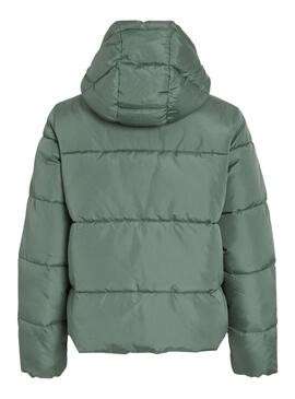 Giacca trapuntata Vila Milja verde per donna