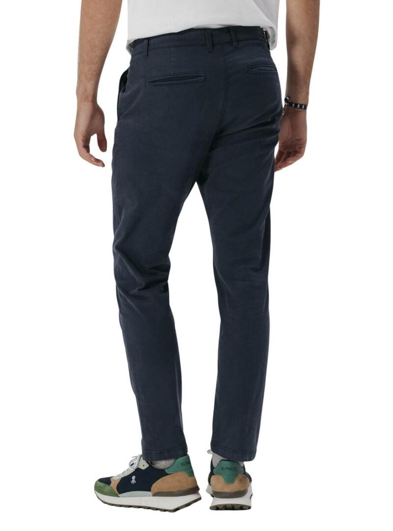 Pantaloni cinesi El Pulpo blu scuro per uomo