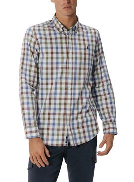 Camicia El Pulpo a quadri multicolori per uomo