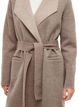 Cappotto Vila Juice beige per donna