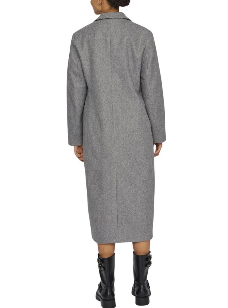 Cappotto grigio Vila Visolo per donna