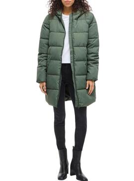 Cappotto imbottito Vila Karla verde per donna