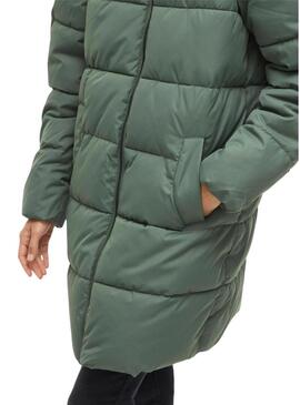 Cappotto imbottito Vila Karla verde per donna