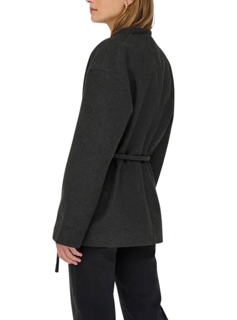 Kimono Only Fox grigio per donna