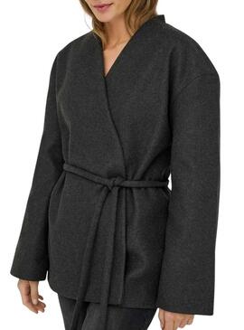 Kimono Only Fox grigio per donna