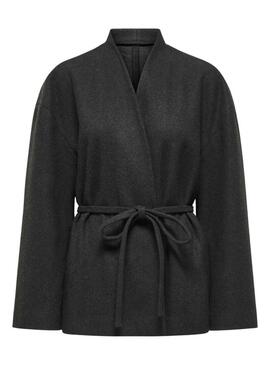 Kimono Only Fox grigio per donna