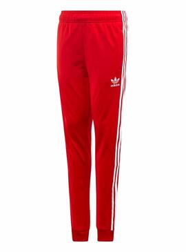 Pantaloni Adidas Superstar Rosso Bambino