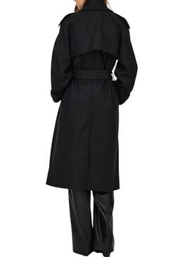 Cappotto Only Dear nero per donna.