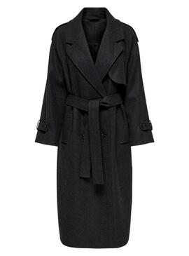 Cappotto Only Dear nero per donna.