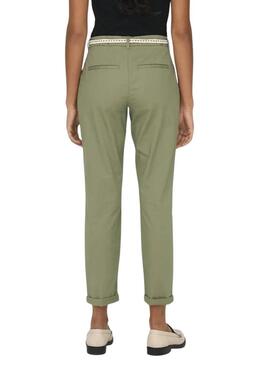 Pantaloni Only Biana verdi per donna