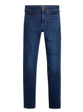 Pantaloni in denim Levis 312 slim scuro per donna