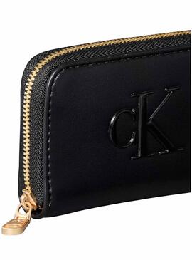 Borsa Calvin Klein Jeans Bold Ck nera per donna