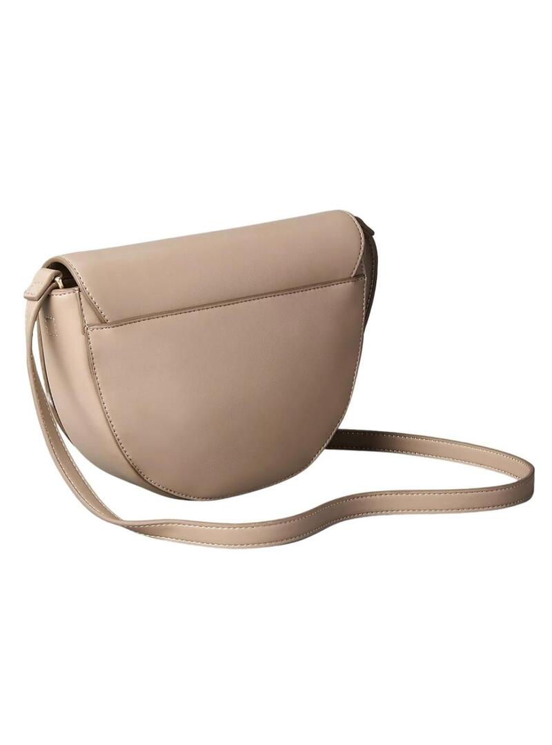 Borsa Calvin Klein Jeans Bold Saddle beige per donna