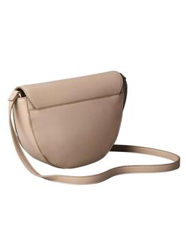 Borsa Calvin Klein Jeans Bold Saddle beige per donna