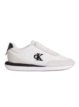 Sneakers Calvin Klein Jeans Retro Runner bianche da donna.
