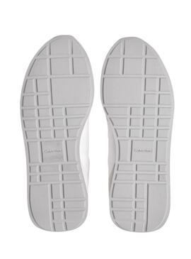 Sneakers Calvin Klein Jeans Retro Runner bianche da donna.