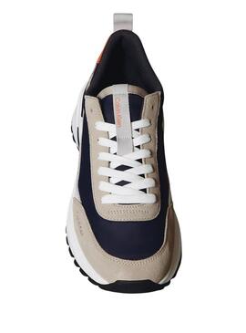 Scarpa Calvin Klein Jeans Trailblazer blu e grigie per uomo