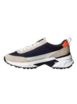 Scarpa Calvin Klein Jeans Trailblazer blu e grigie per uomo
