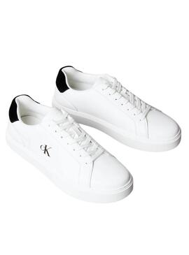 Sneakers Calvin Klein Jeans Classic Cupsole bianche da uomo.