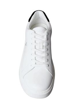 Sneakers Calvin Klein Jeans Classic Cupsole bianche da uomo.