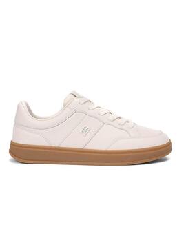 Scarpe Tommy Hilfiger The Heritage Court beige per donna