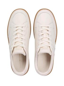 Scarpe Tommy Hilfiger The Heritage Court beige per donna