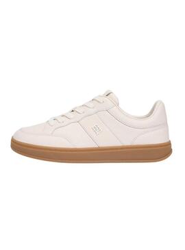 Scarpe Tommy Hilfiger The Heritage Court beige per donna