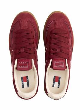 Scarpe Tommy Jeans The Greenwich granata per donna