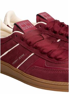 Scarpe Tommy Jeans The Greenwich granata per donna