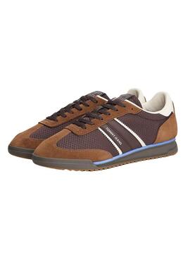 Sneakers Tommy Jeans Retro Runner marrone per uomo.