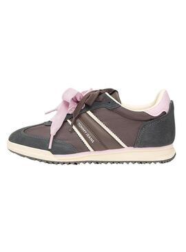 Scarpe da ginnastica Tommy Jeans Low Profile Runner marrone per donna