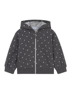 Tuta sportiva a tre pezzi Mayoral stelle grigie per neonato.