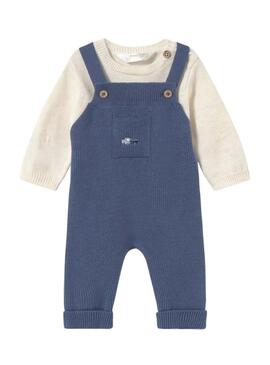 Set due pezzi Mayoral pettorina blu per bambini